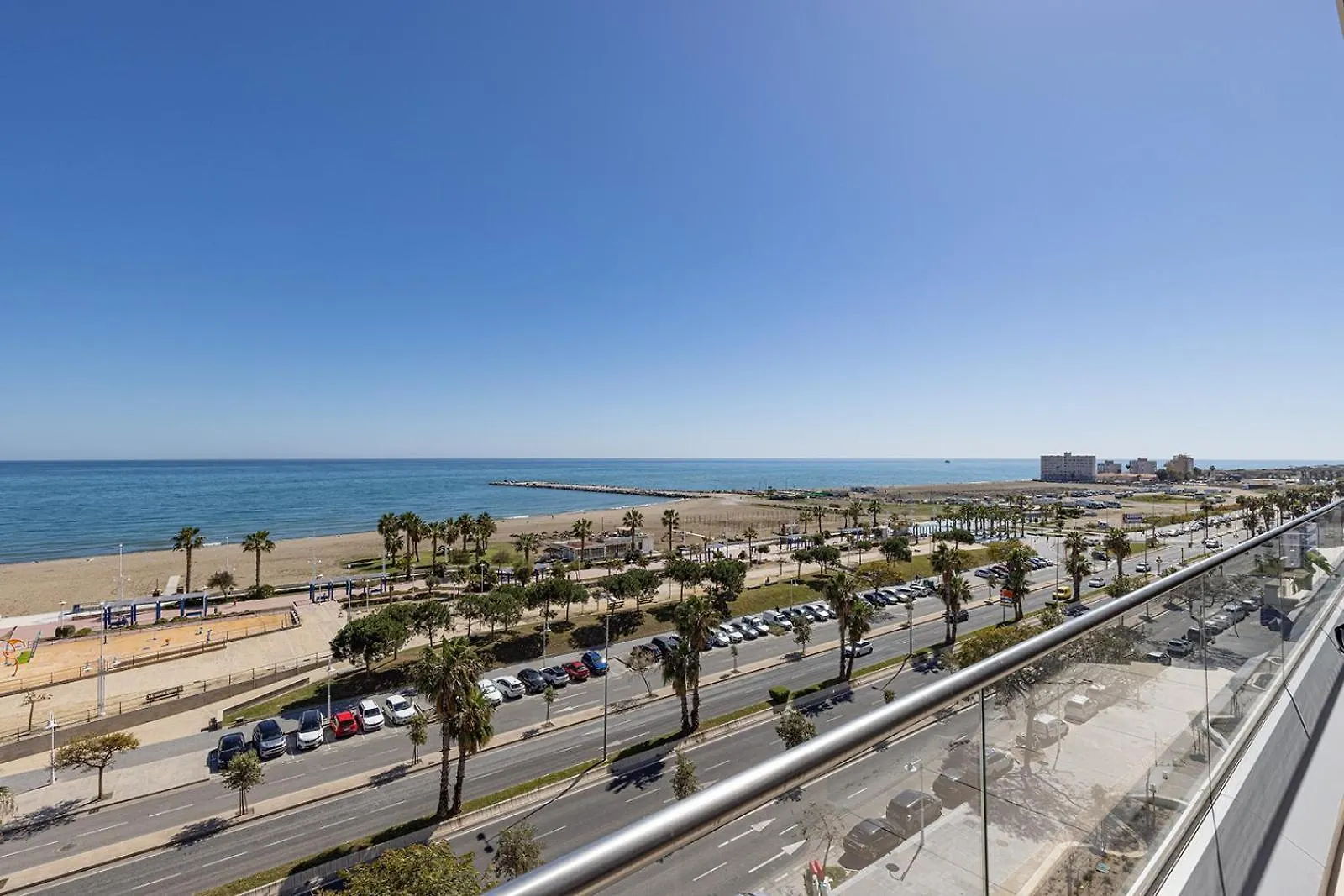 Luxury Beach Front 2 Bed Apartment In Malaga Towers Spain